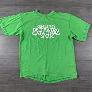 Grupo De Teatro Catalinas Sur Green Graphic T-Shirt Medium Argentina Theater